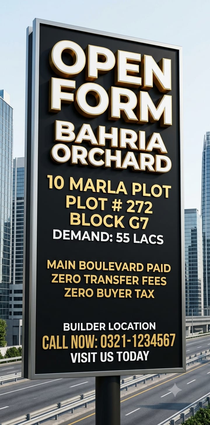 Bahria Orchard Lahore 10 Marla